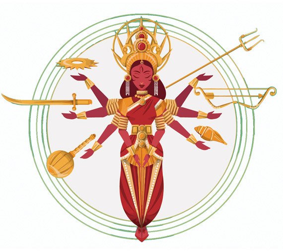 Dakshin Samsernagar Radha Krishna Sango Sarbajonin Durga Puja